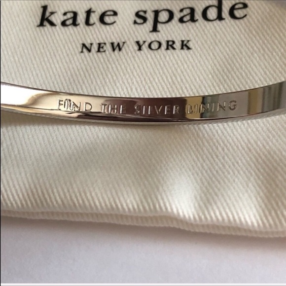 NEW! Kate Spade silver bangle - Picture 7 of 7